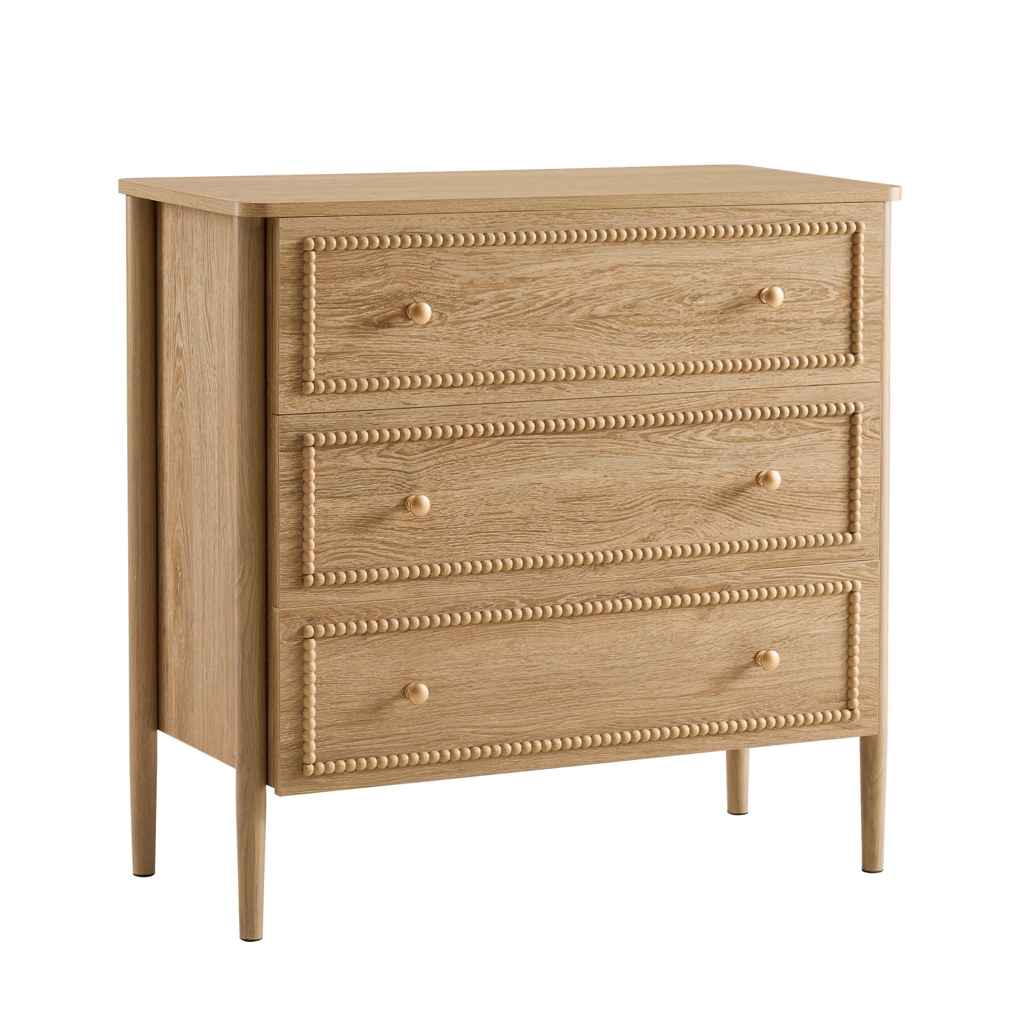 Posy Bobbin 3 Drawer Chest - Light Wood