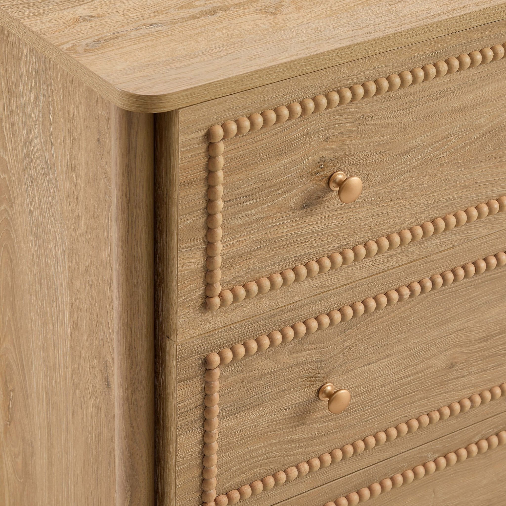 Posy Bobbin 3 Drawer Chest - Light Wood