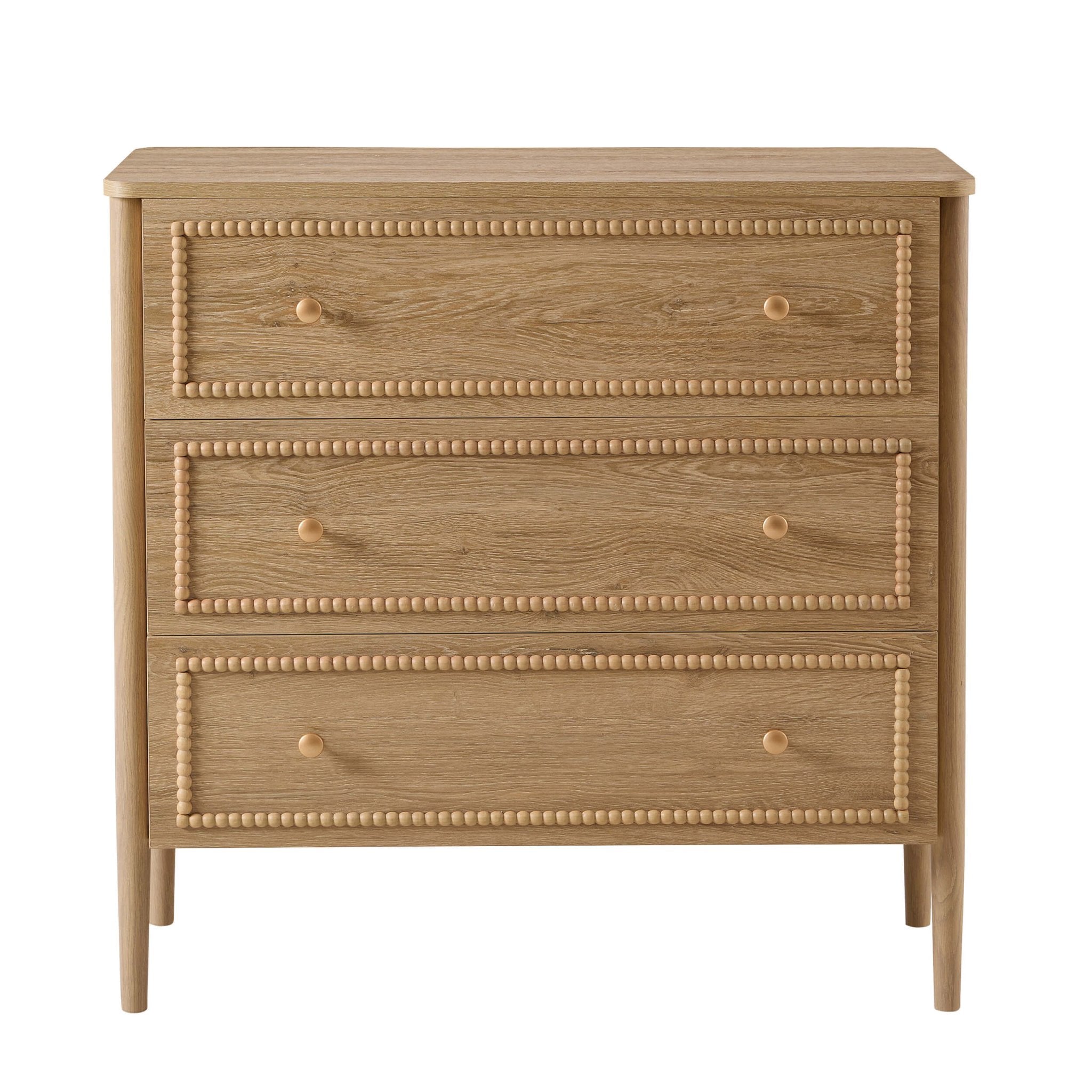 Posy Bobbin 3 Drawer Chest - Light Wood