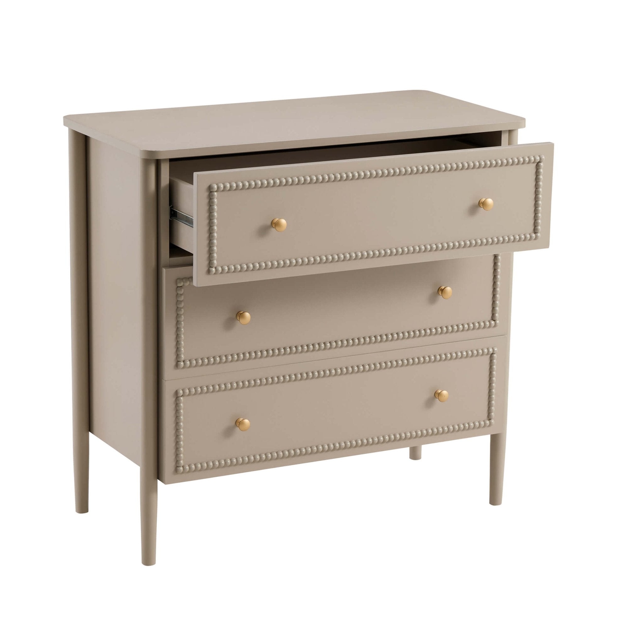 Posy Bobbin 3 Drawer Chest - Taupe