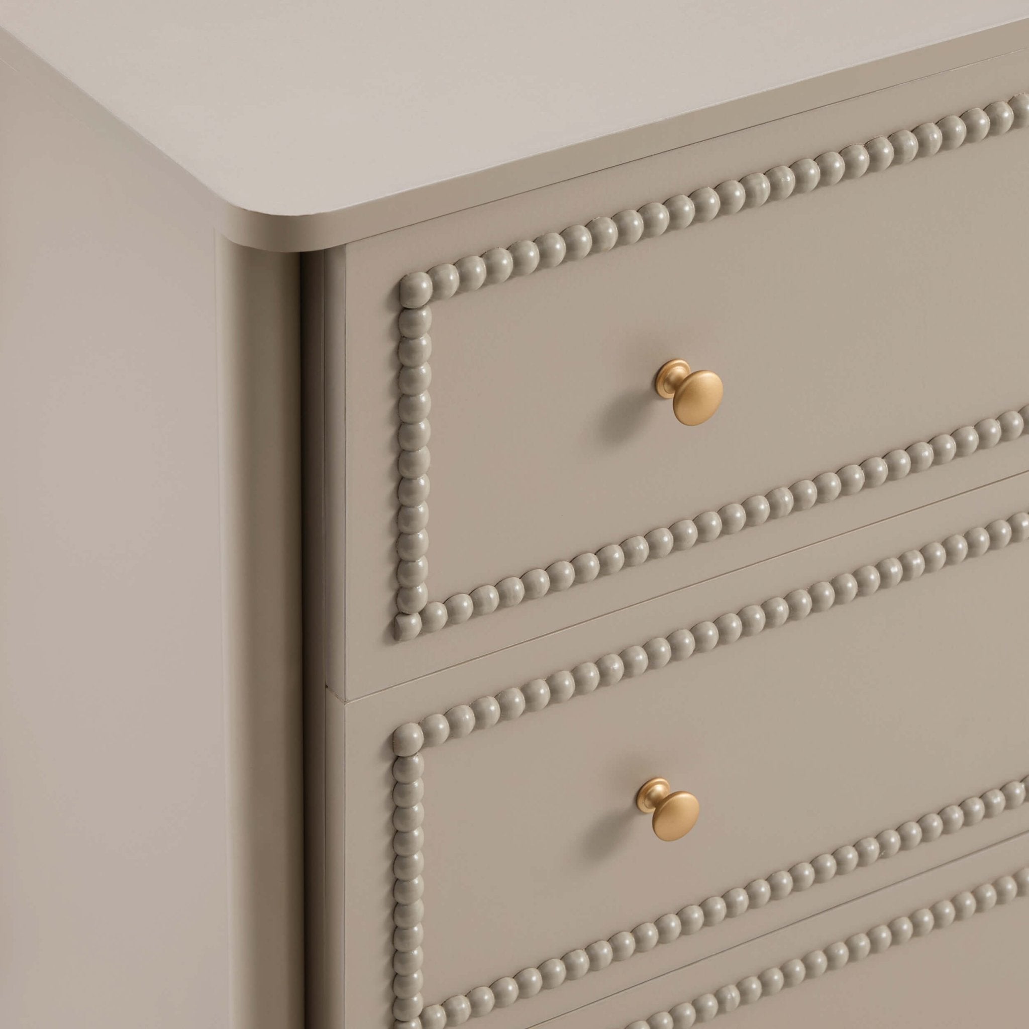 Posy Bobbin 3 Drawer Chest - Taupe