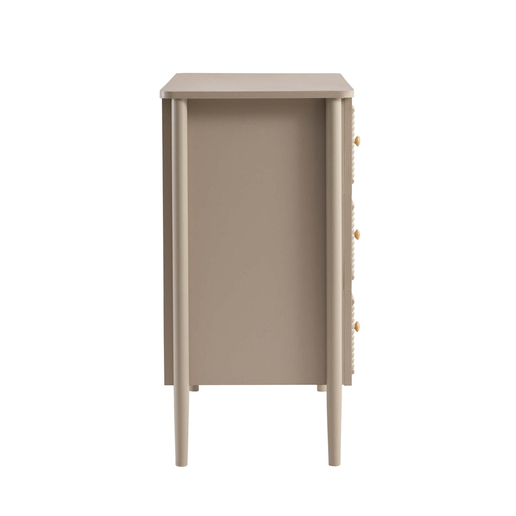 Posy Bobbin 3 Drawer Chest - Taupe