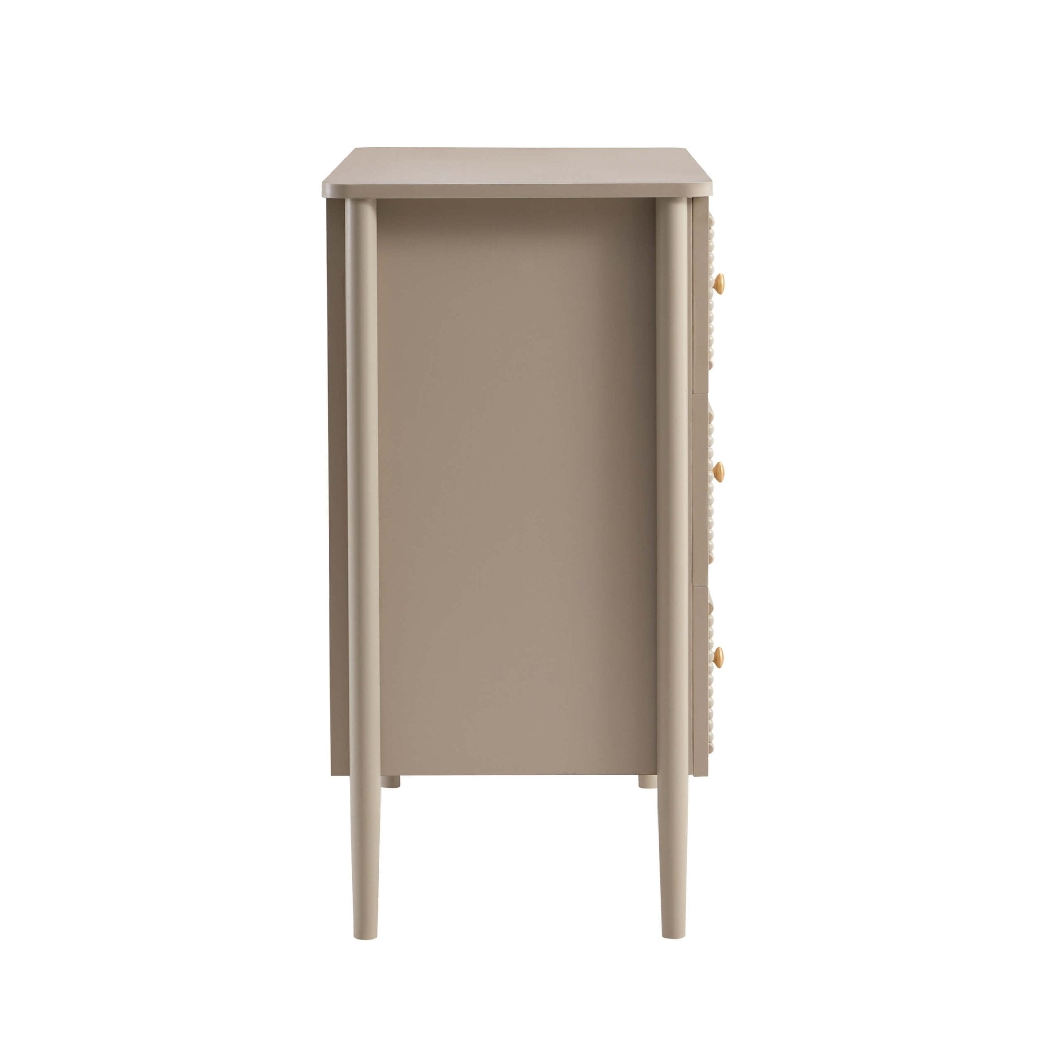 Posy Bobbin 3 Drawer Chest - Taupe