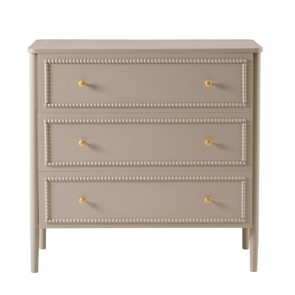 Posy Bobbin 3 Drawer Chest - Taupe