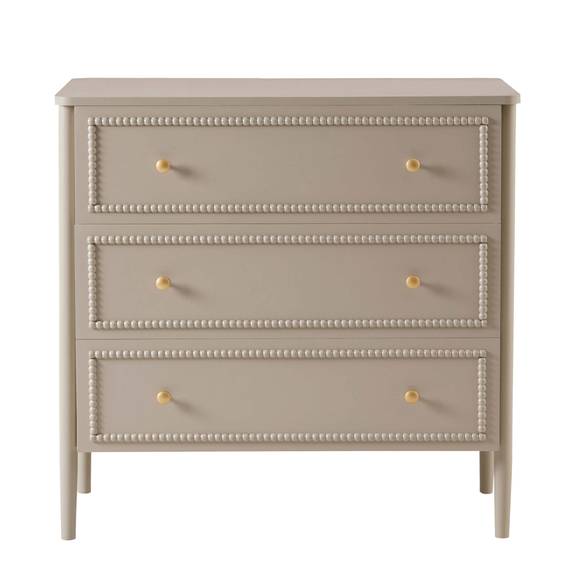 Posy Bobbin 3 Drawer Chest - Taupe