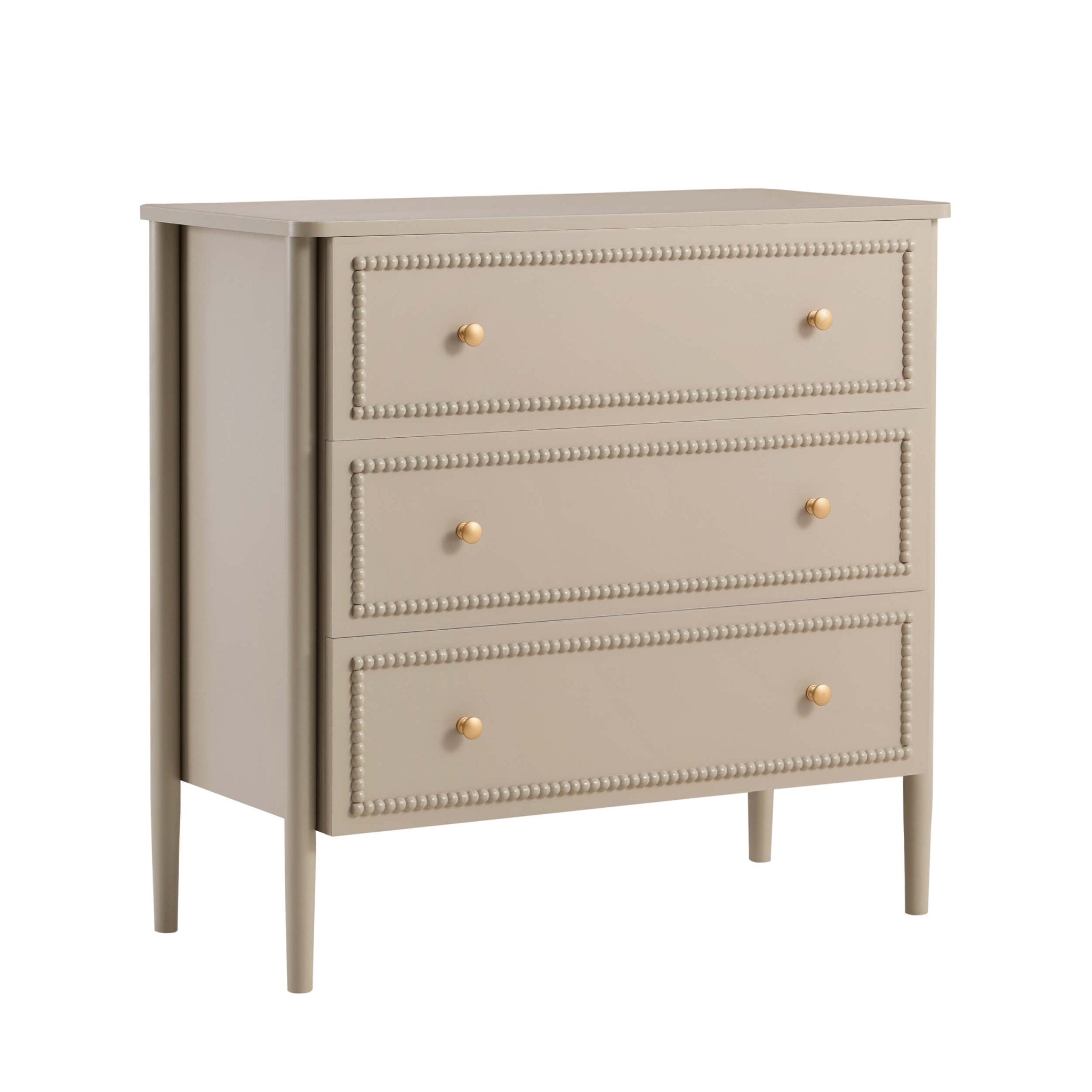 Posy Bobbin 3 Drawer Chest - Taupe