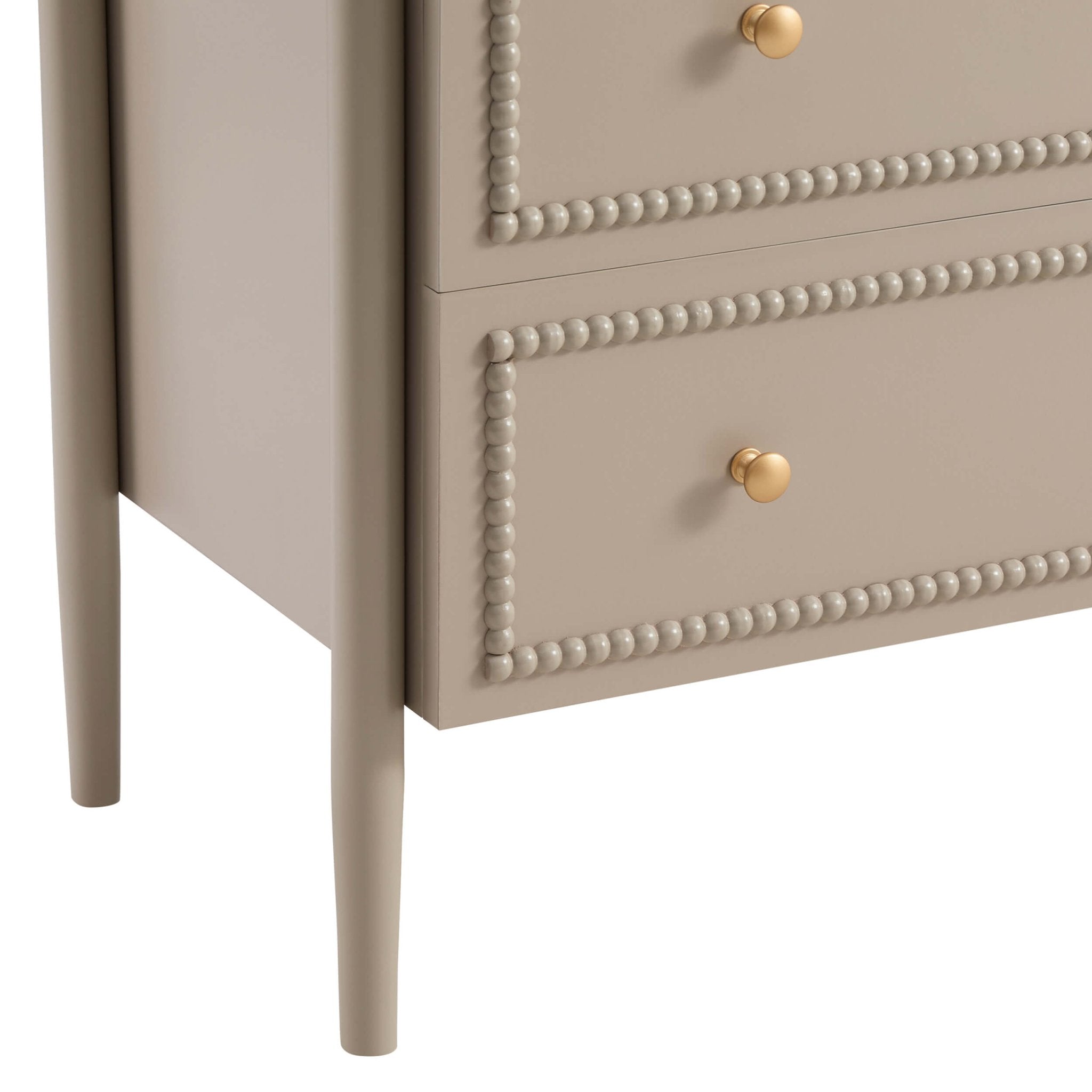 Posy Bobbin 3 Drawer Chest - Taupe