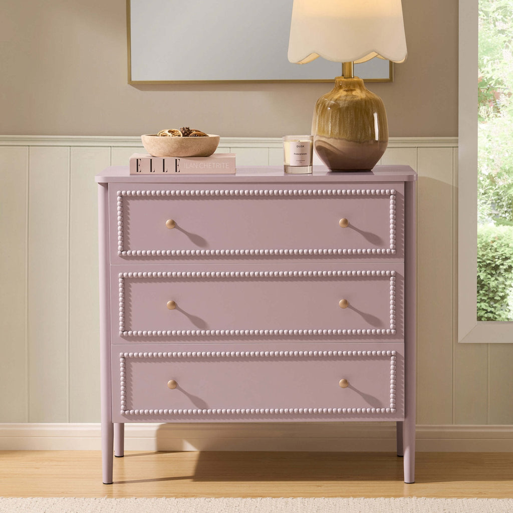 Posy Bobbin 3 Drawer Chest - Violet Ice