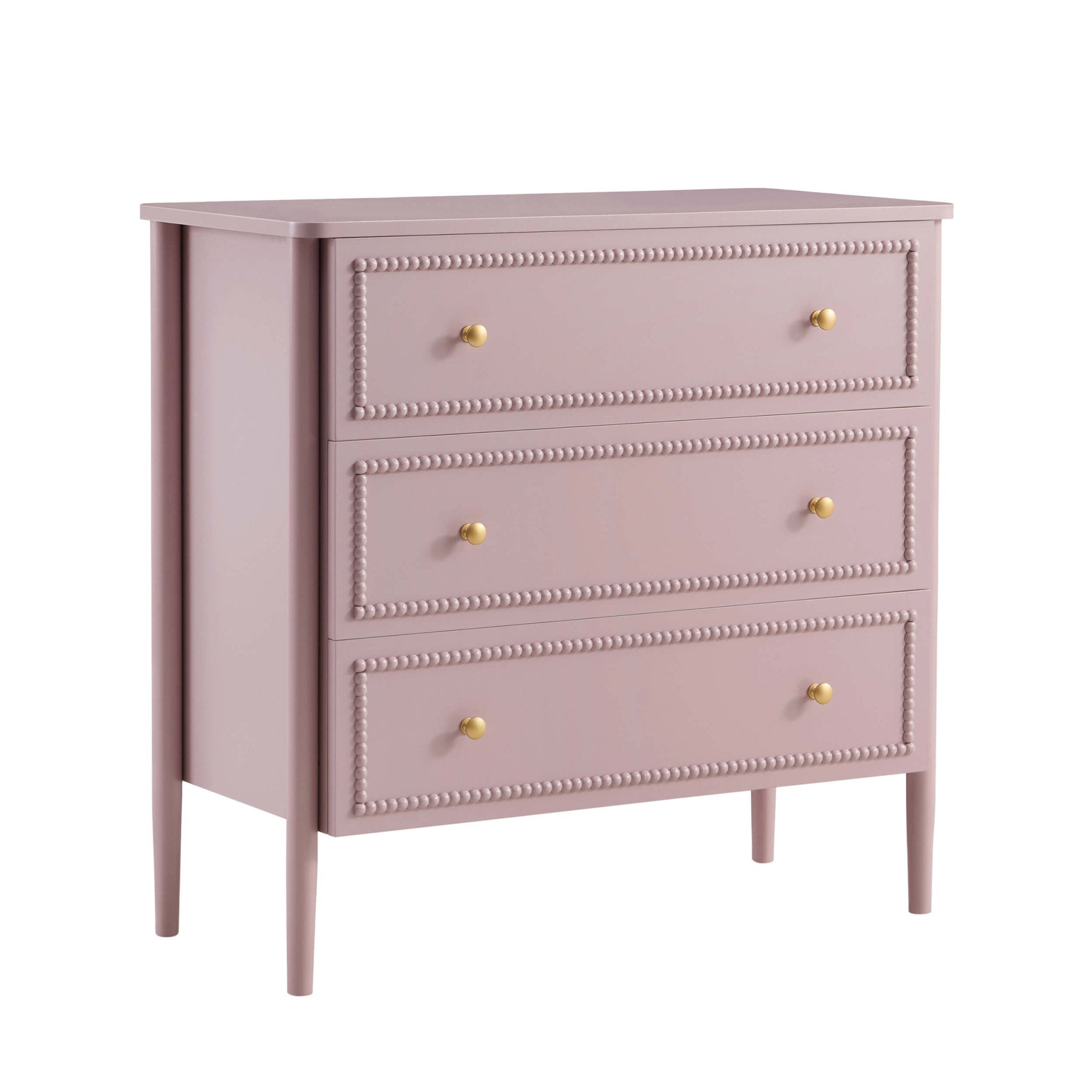 Posy Bobbin 3 Drawer Chest - Violet Ice