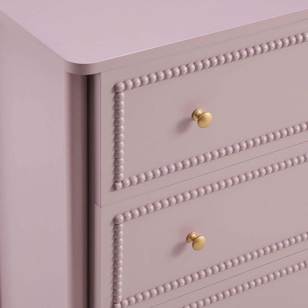 Posy Bobbin 3 Drawer Chest - Violet Ice