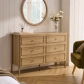 Posy Bobbin 6 Drawer Chest - Light Wood