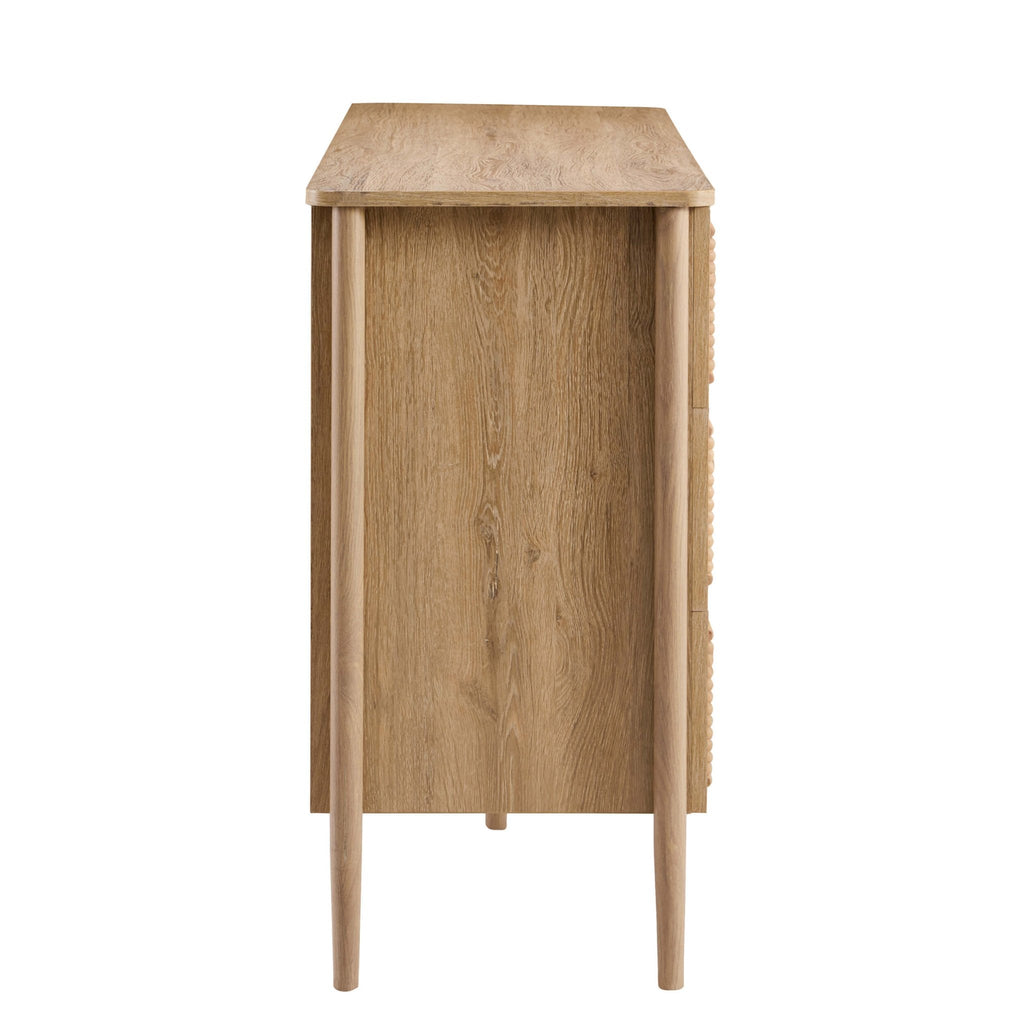 Posy Bobbin 6 Drawer Chest - Light Wood