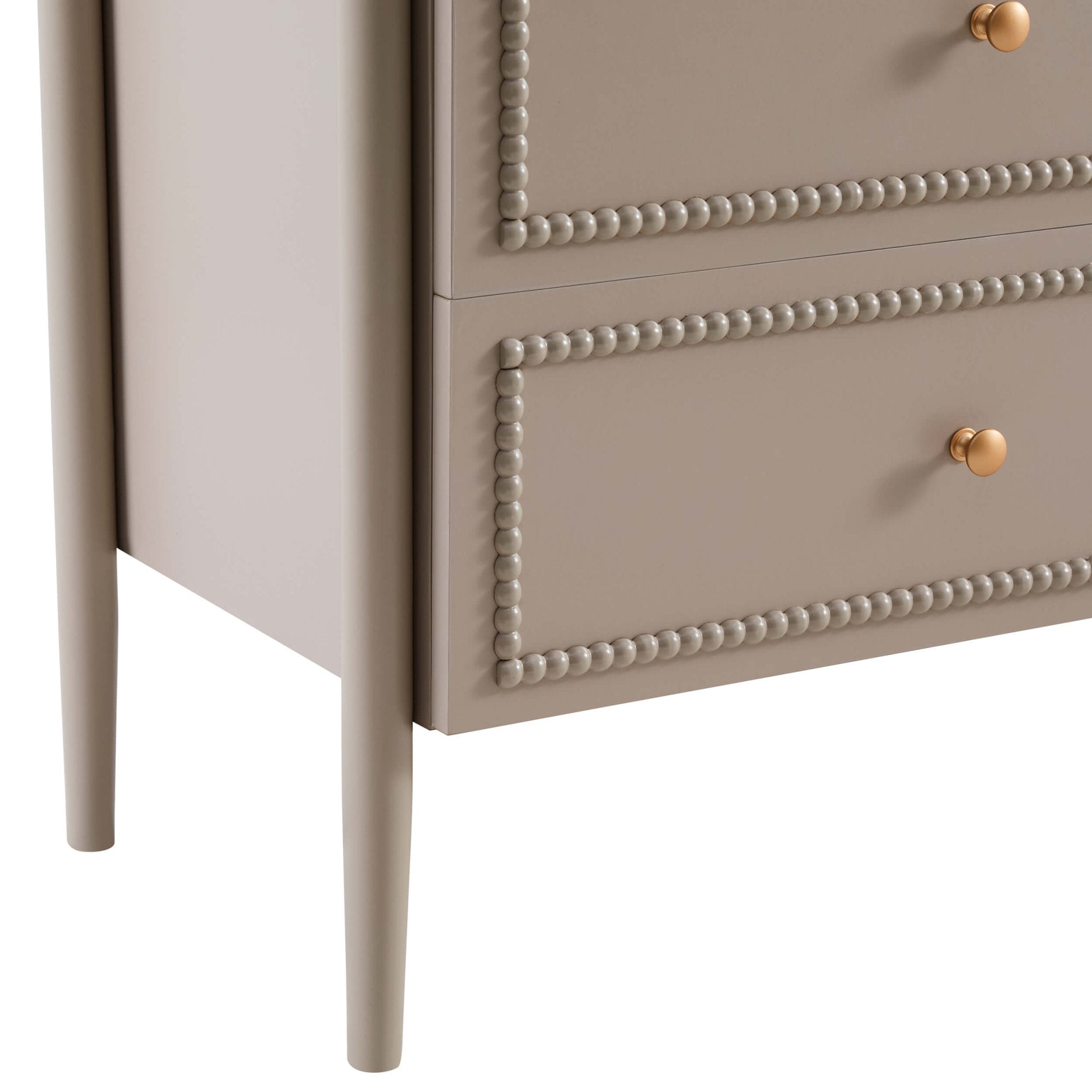 Posy Bobbin 6 Drawer Chest - Taupe