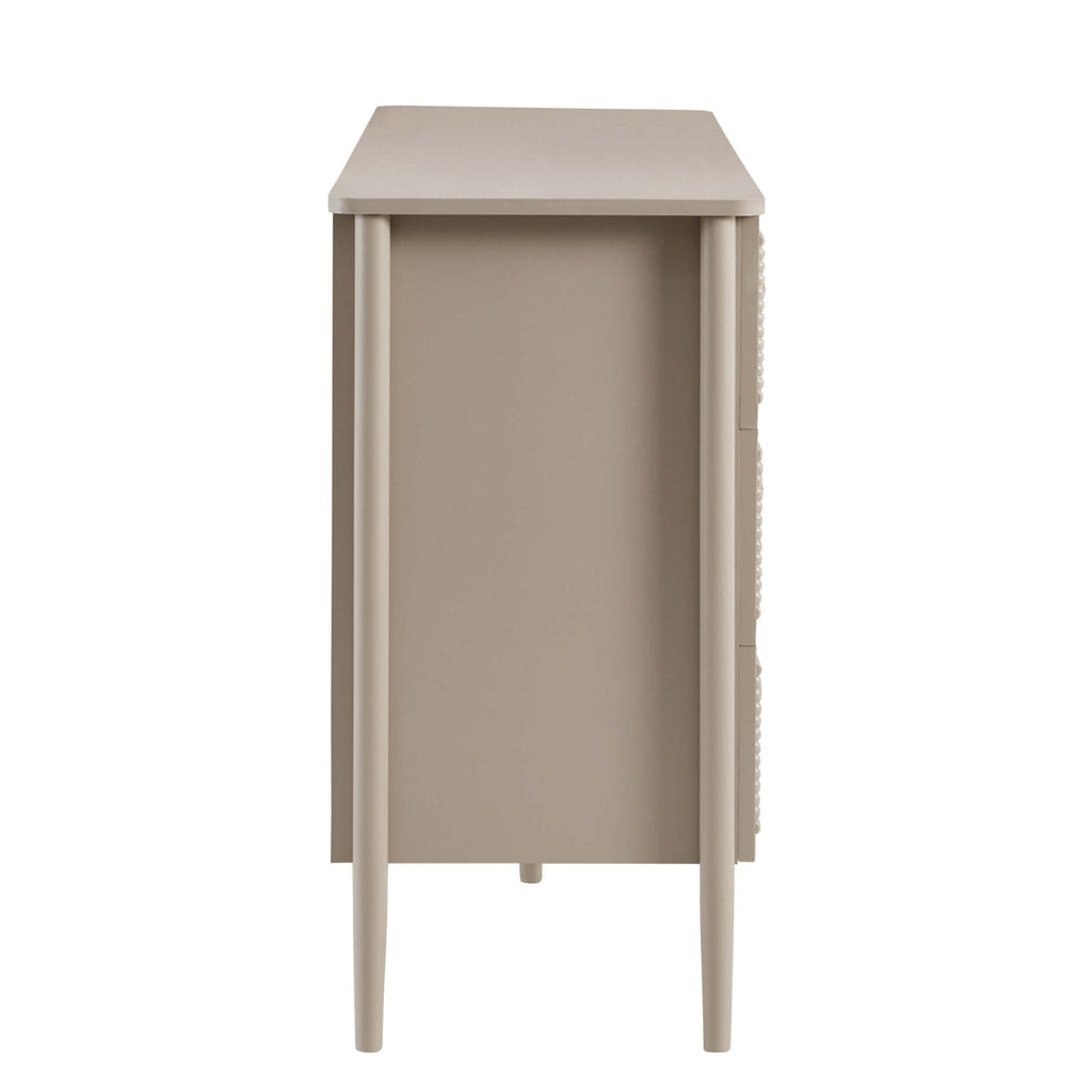 Posy Bobbin 6 Drawer Chest - Taupe