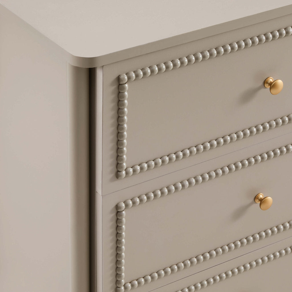 Posy Bobbin 6 Drawer Chest - Taupe