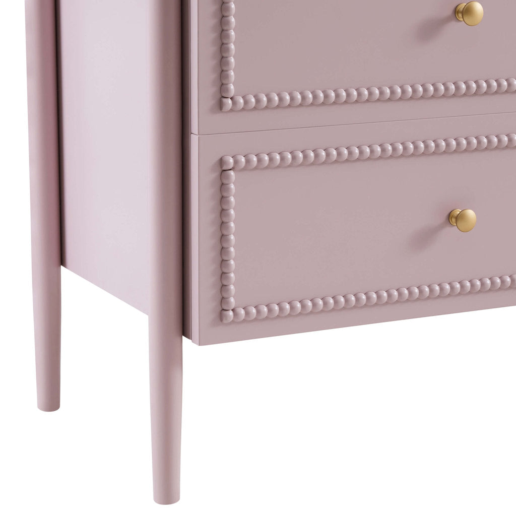 Posy Bobbin 6 Drawer Chest - Violet Ice