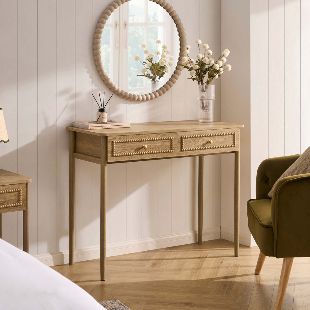 Posy Bobbin Dressing Table - Light Wood