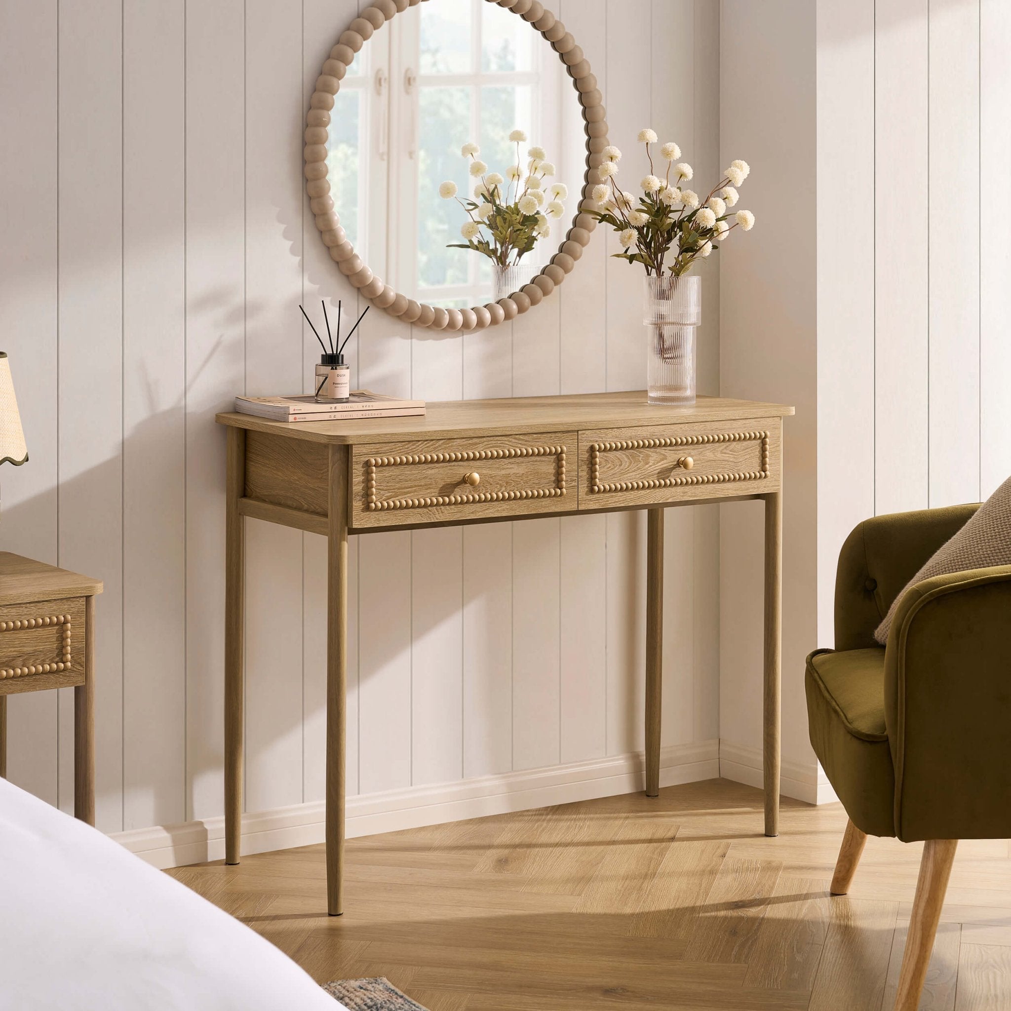 Posy Bobbin Dressing Table - Light Wood