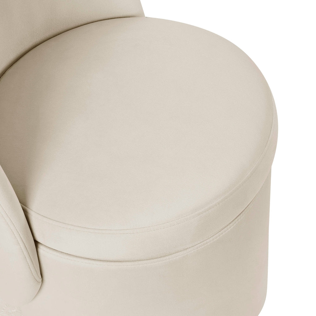 Primrose Dressing Table Storage Stool - Ecru