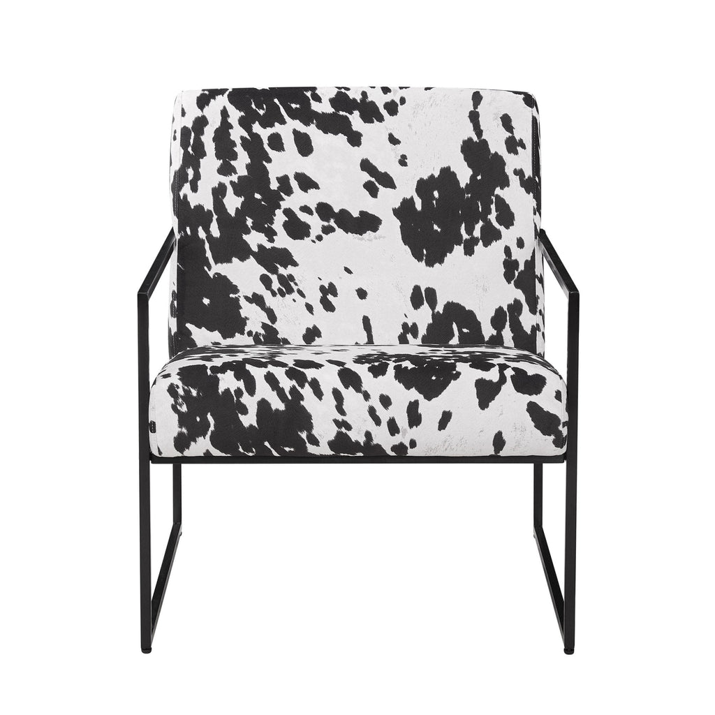 Rae Accent Chair - Cow Print