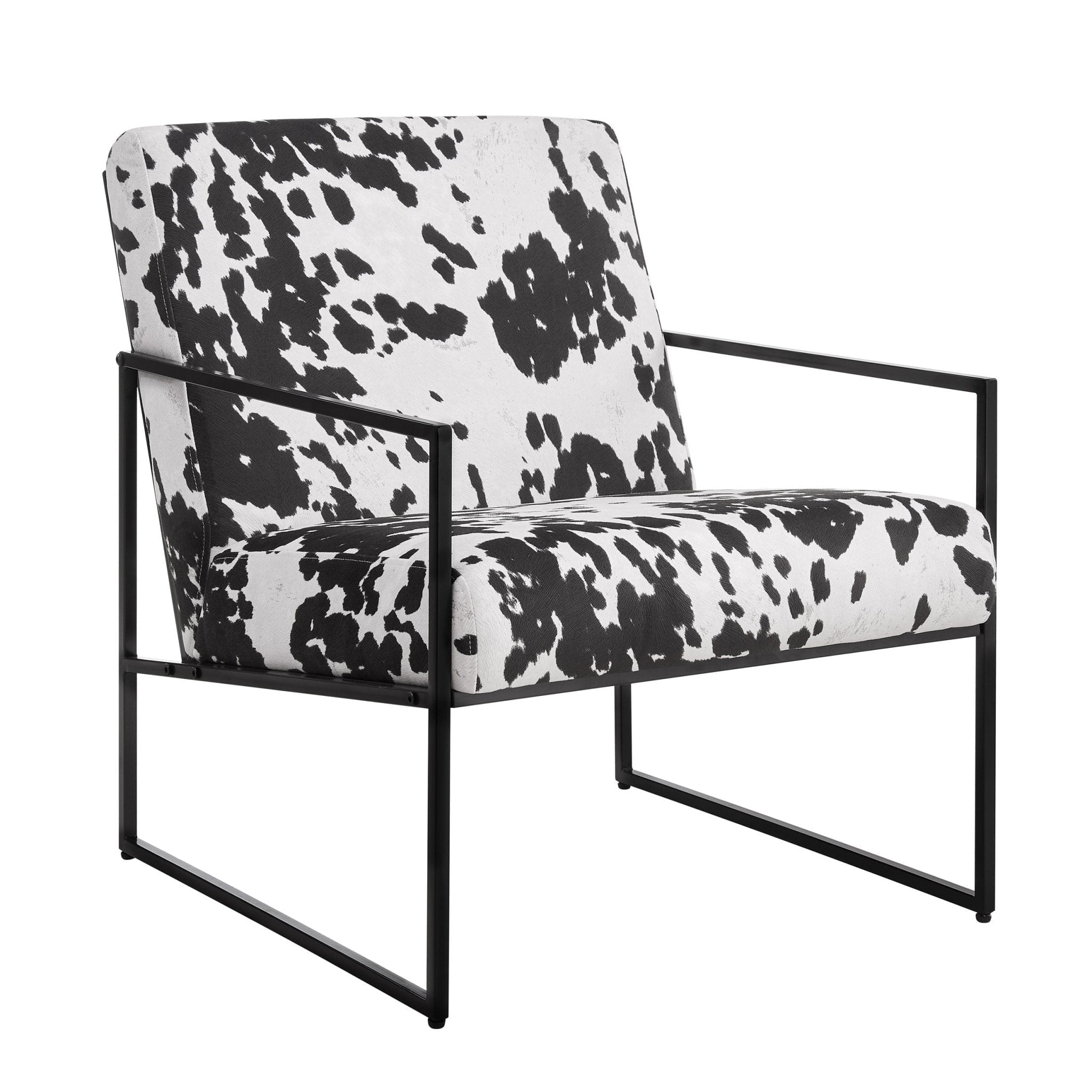 Rae Accent Chair - Cow Print