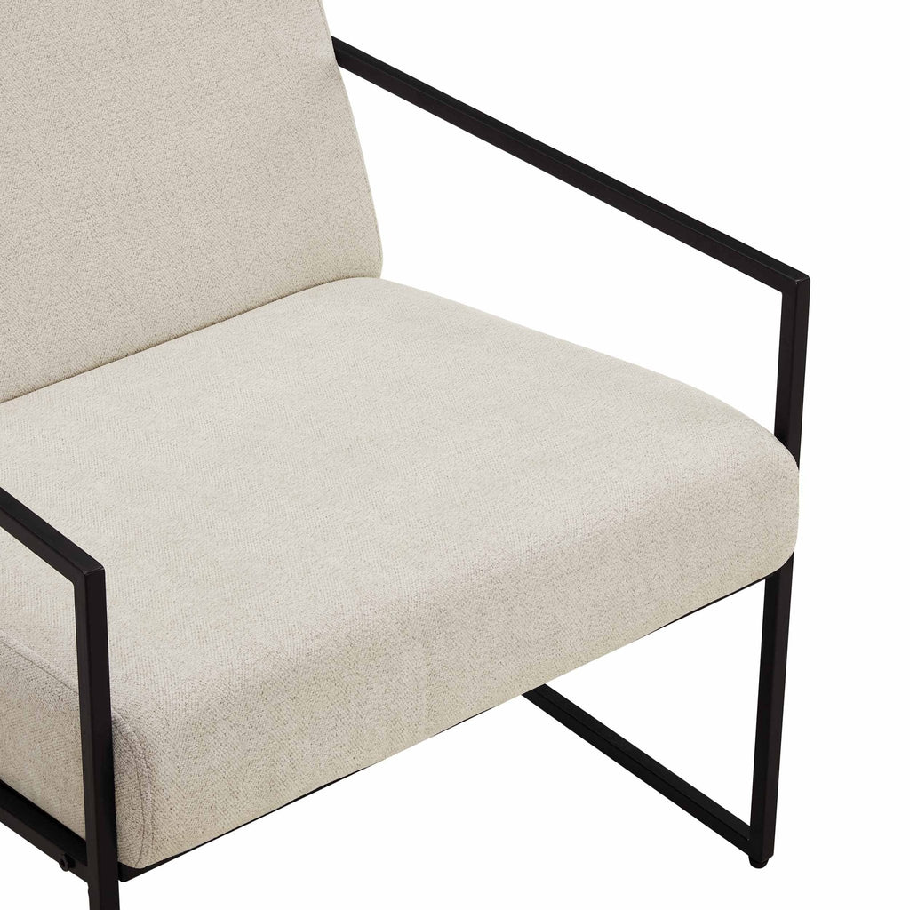 Rae Accent Chair - Light Beige