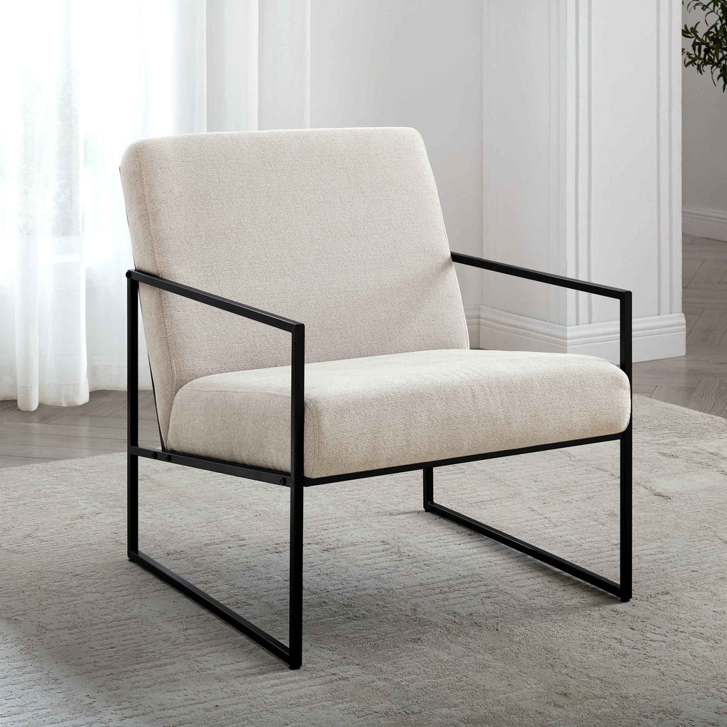 Rae Accent Chair - Light Beige