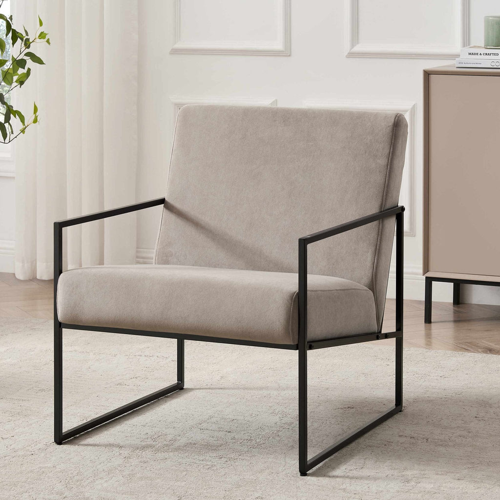 Rae Accent Chair - Taupe