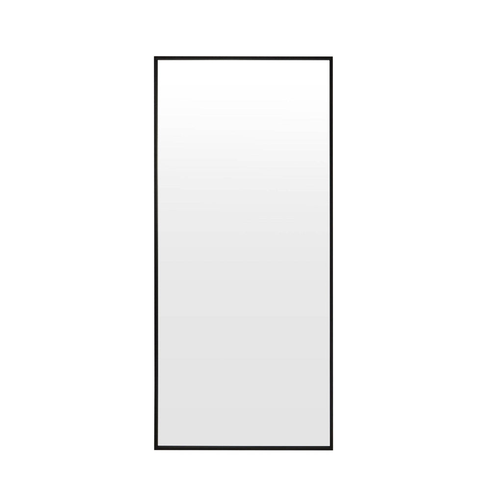 Rectangle Full Length Mirror - Black