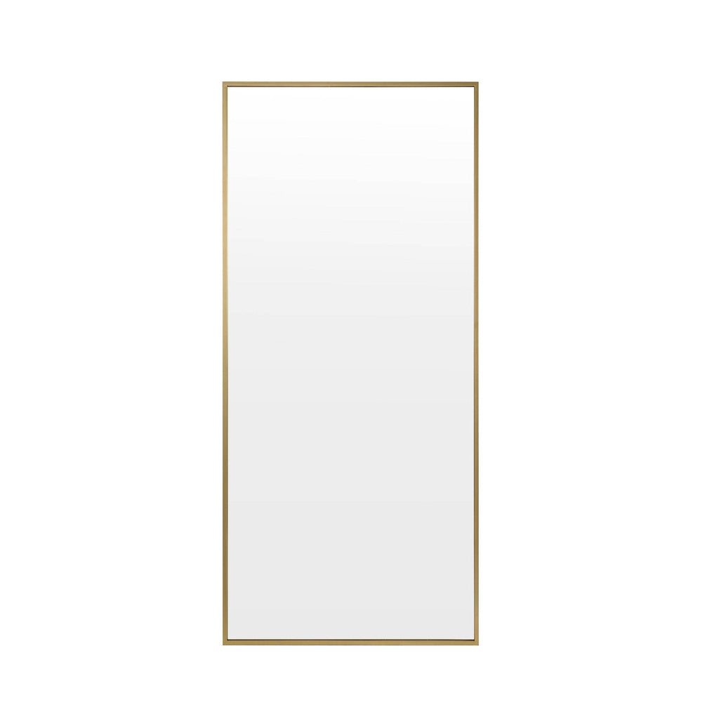 Rectangle Full Length Mirror - Gold