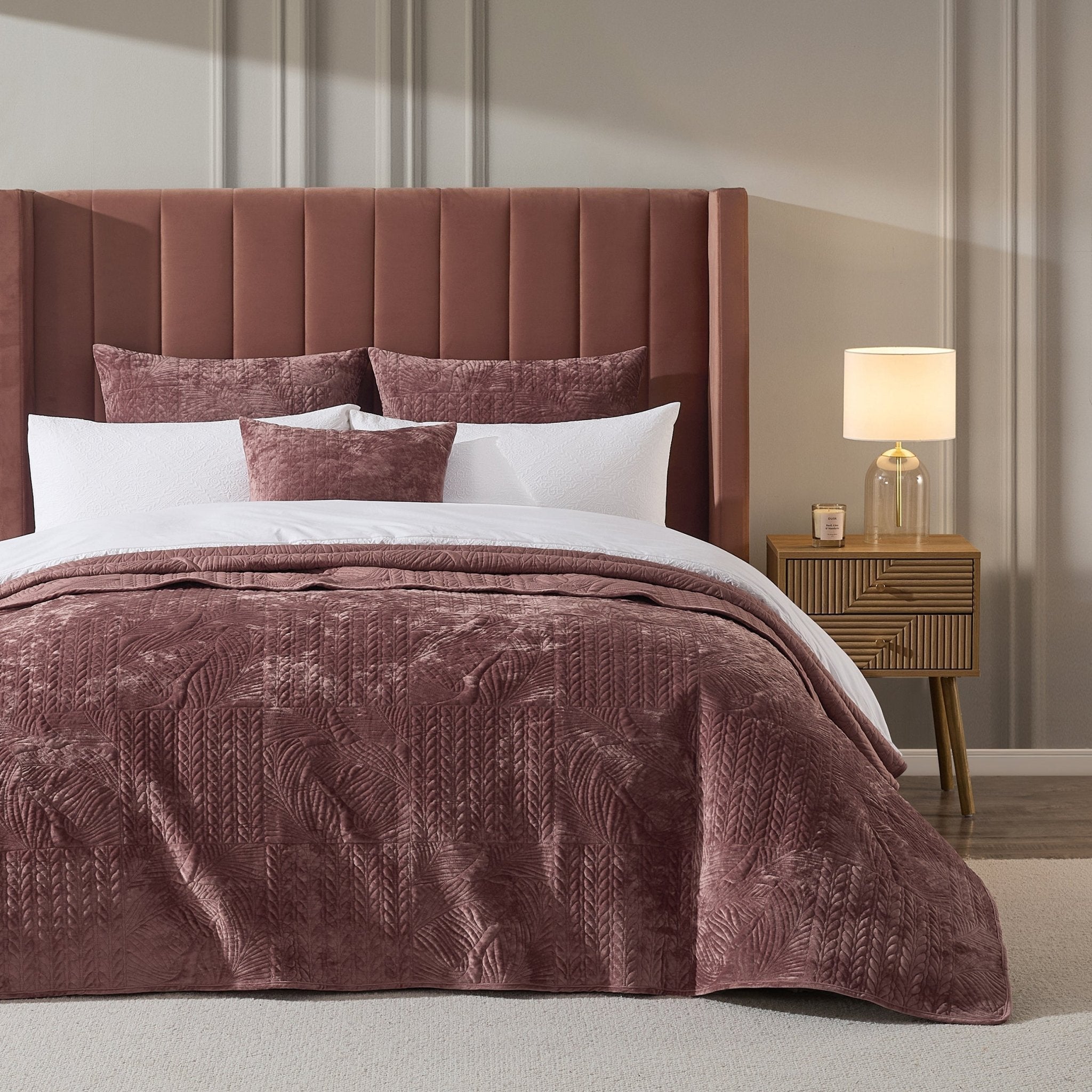 Madison Ottoman Storage Bed - Mauve