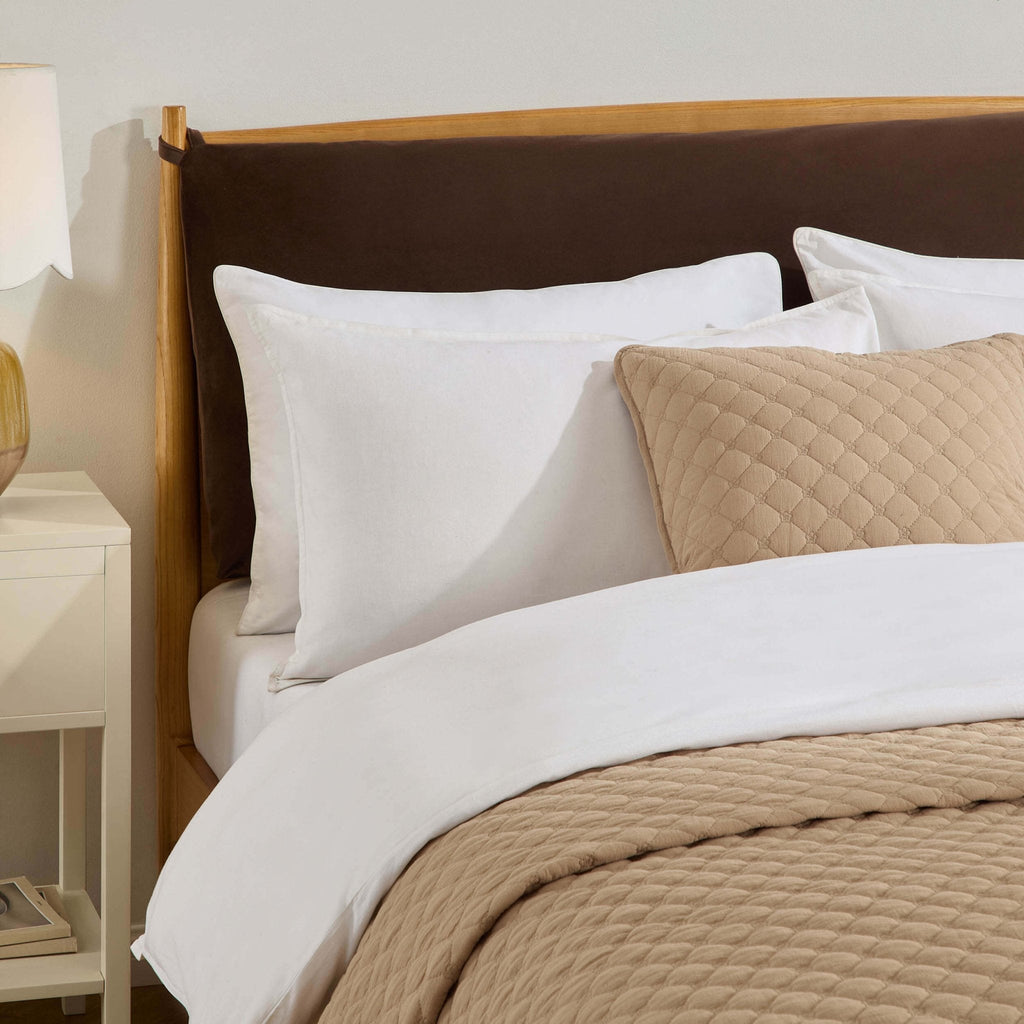 Rotterdam Light Wood Bed Frame - Cappuccino