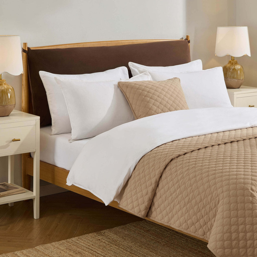 Rotterdam Light Wood Bed Frame - Cappuccino