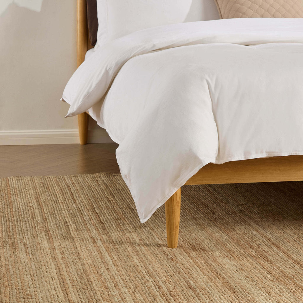 Rotterdam Light Wood Bed Frame - Cappuccino
