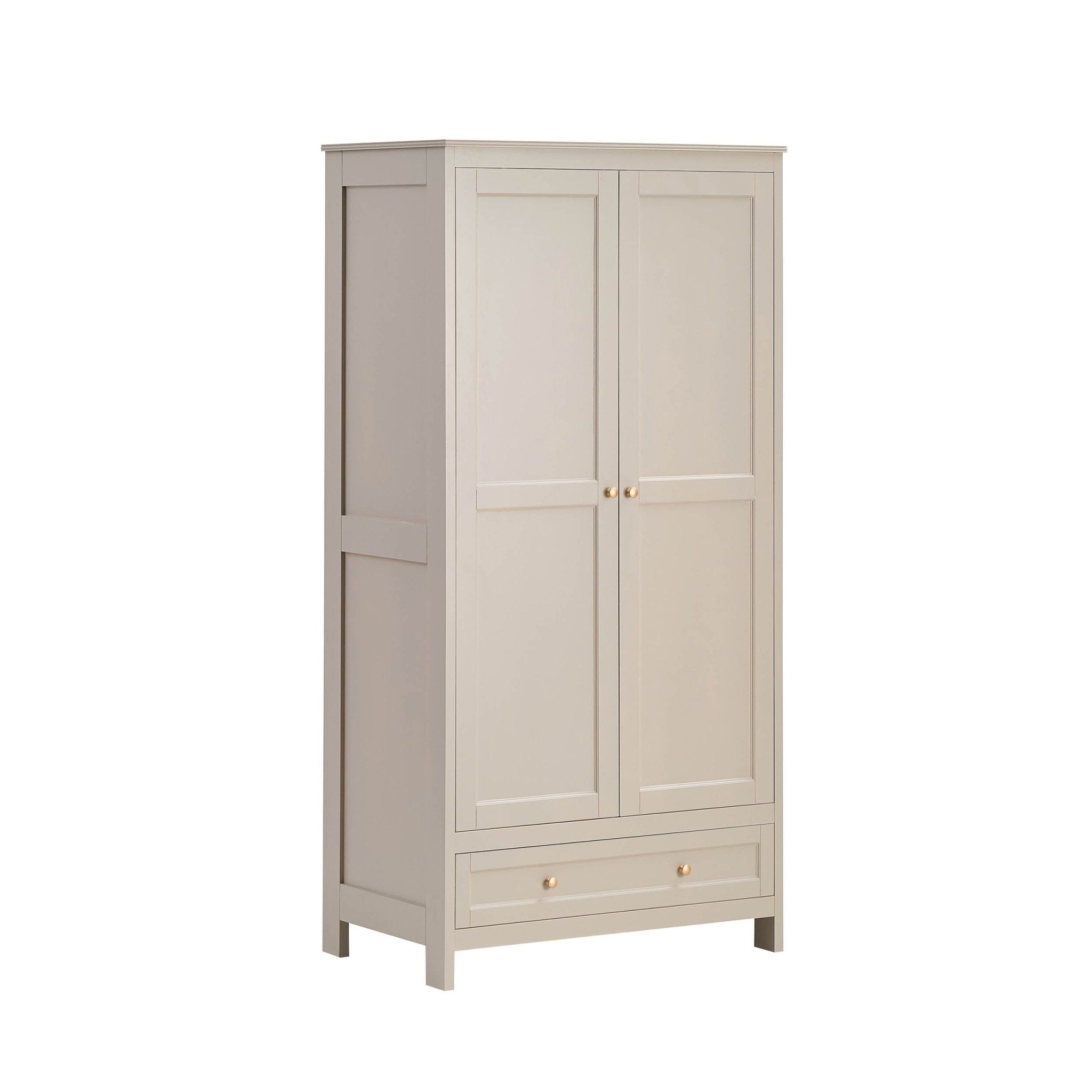 Ruby 2 Door Wardrobe with Drawer - Taupe