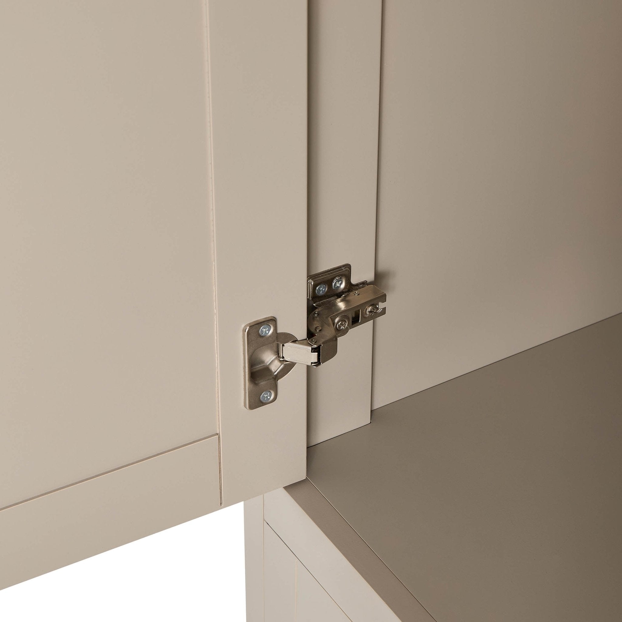 Ruby 3 Door Wardrobe with Drawers - Taupe