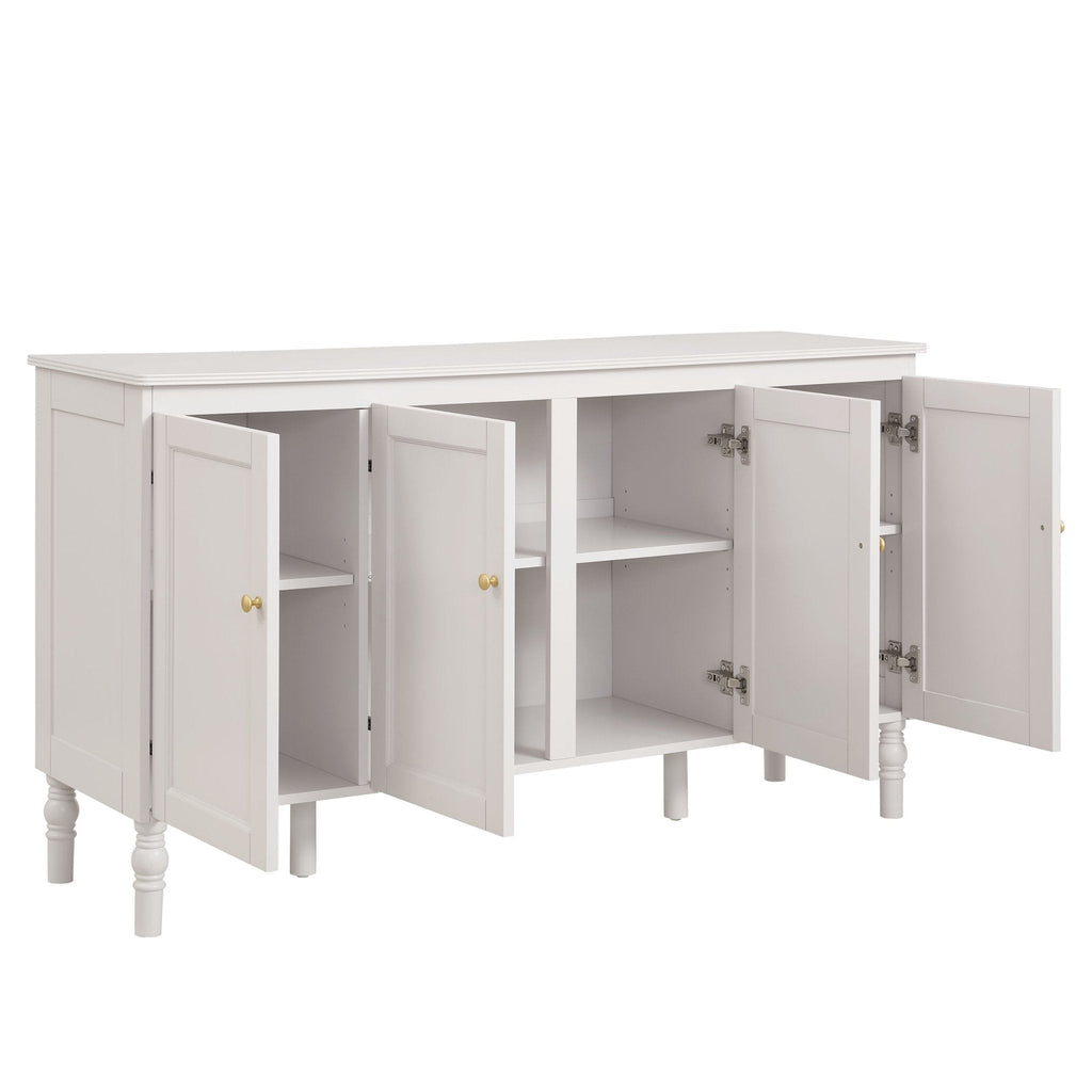 Ruby 4 Door Sideboard - Stone Grey