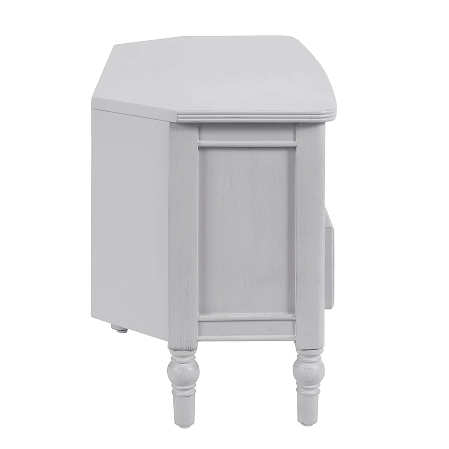 Ruby 100cm Corner TV Unit - Washed Stone