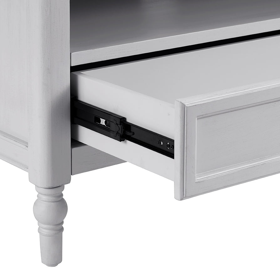 Ruby 100cm Corner TV Unit - Washed Stone
