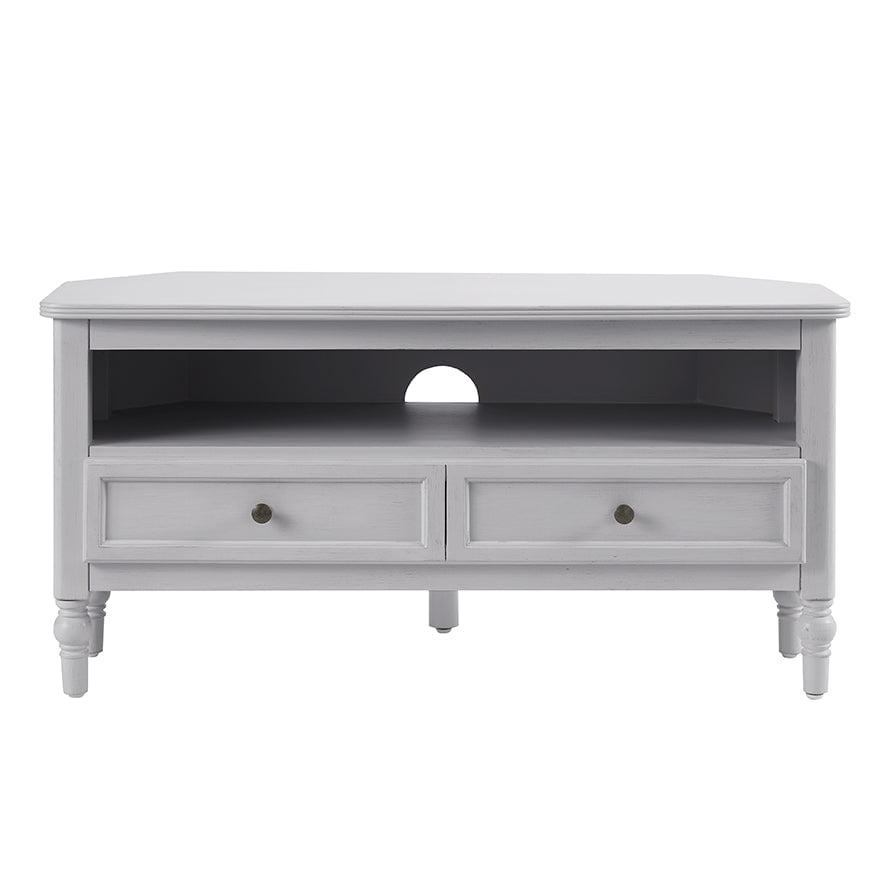 Ruby 100cm Corner TV Unit - Washed Stone