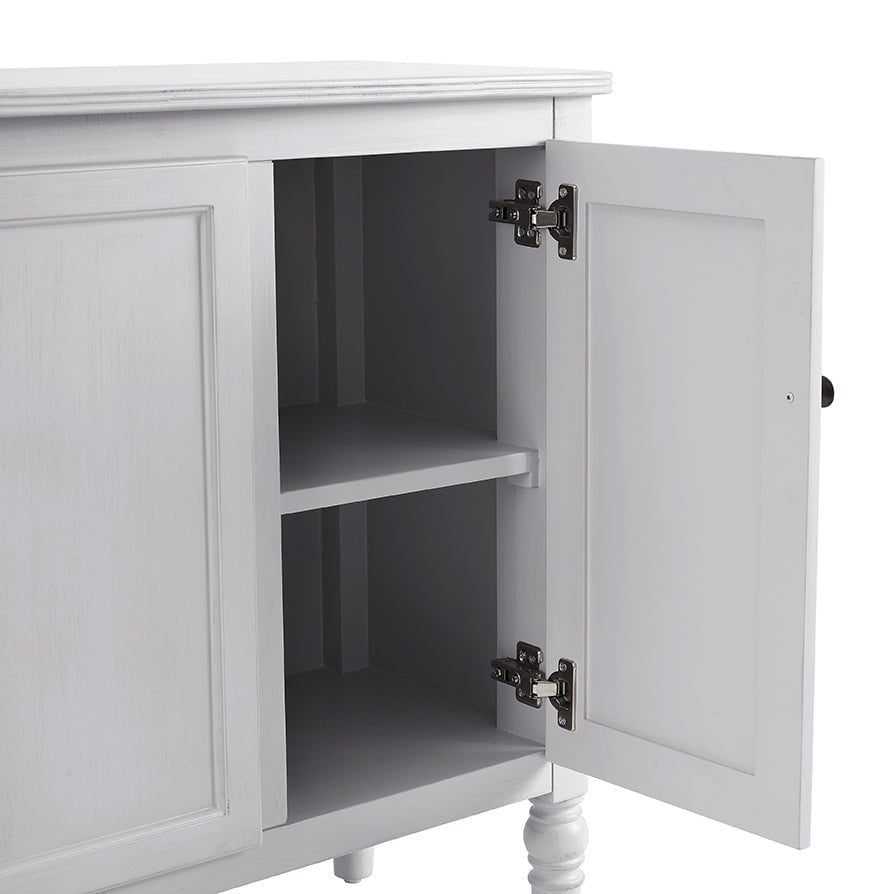 Ruby 4 Door Sideboard - Washed Stone
