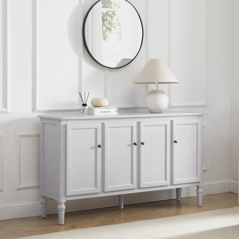 Ruby 4 Door Sideboard - Washed Stone