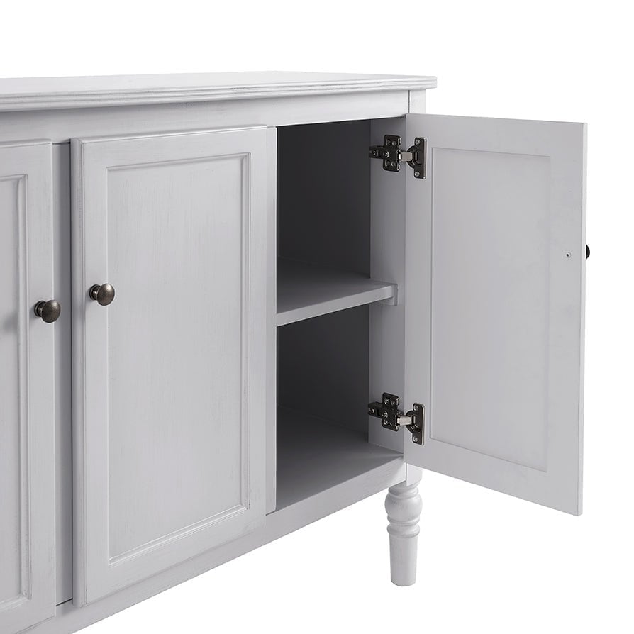 Ruby 4 Door Sideboard - Washed Stone