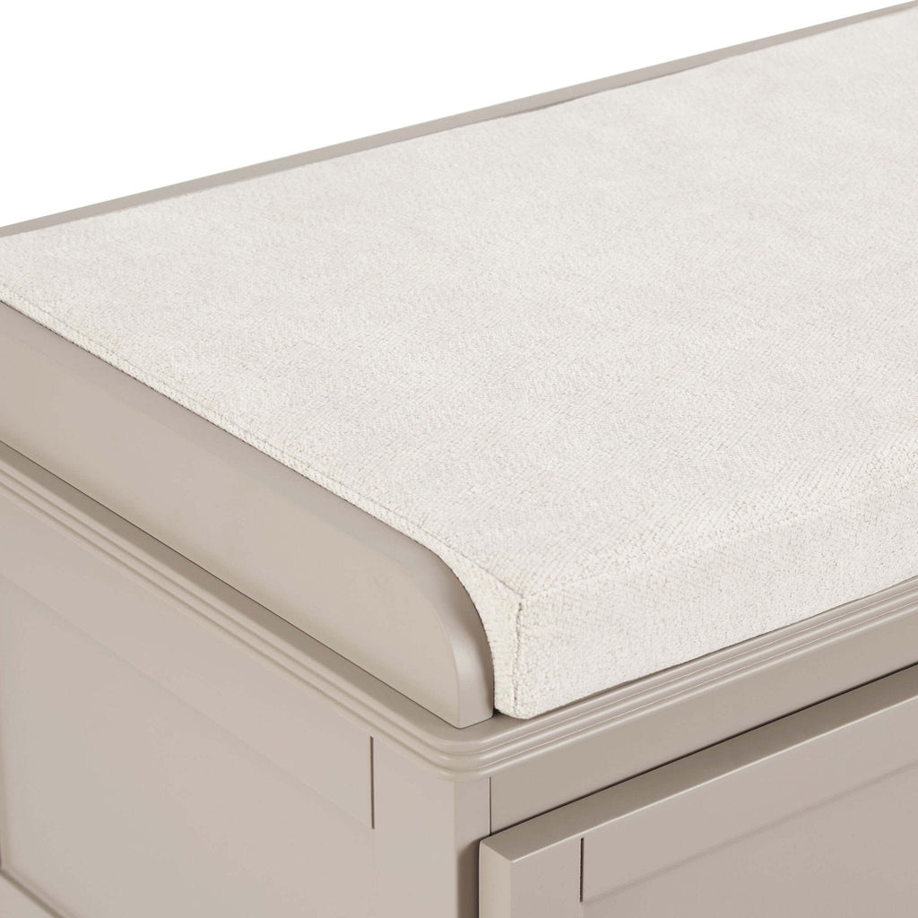 Ruby Storage Cupboard With Seat - Taupe