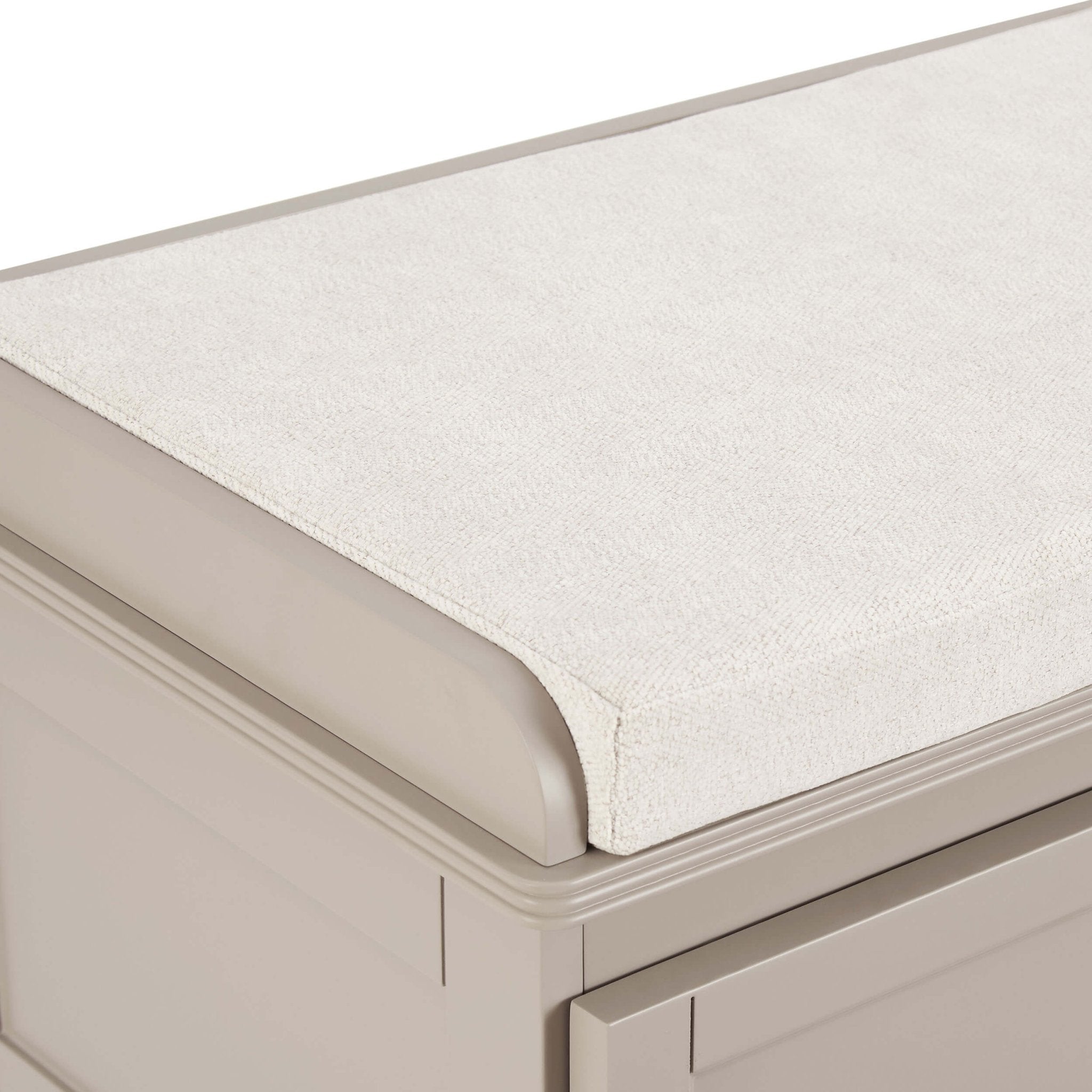 Ruby Storage Cupboard With Seat - Taupe
