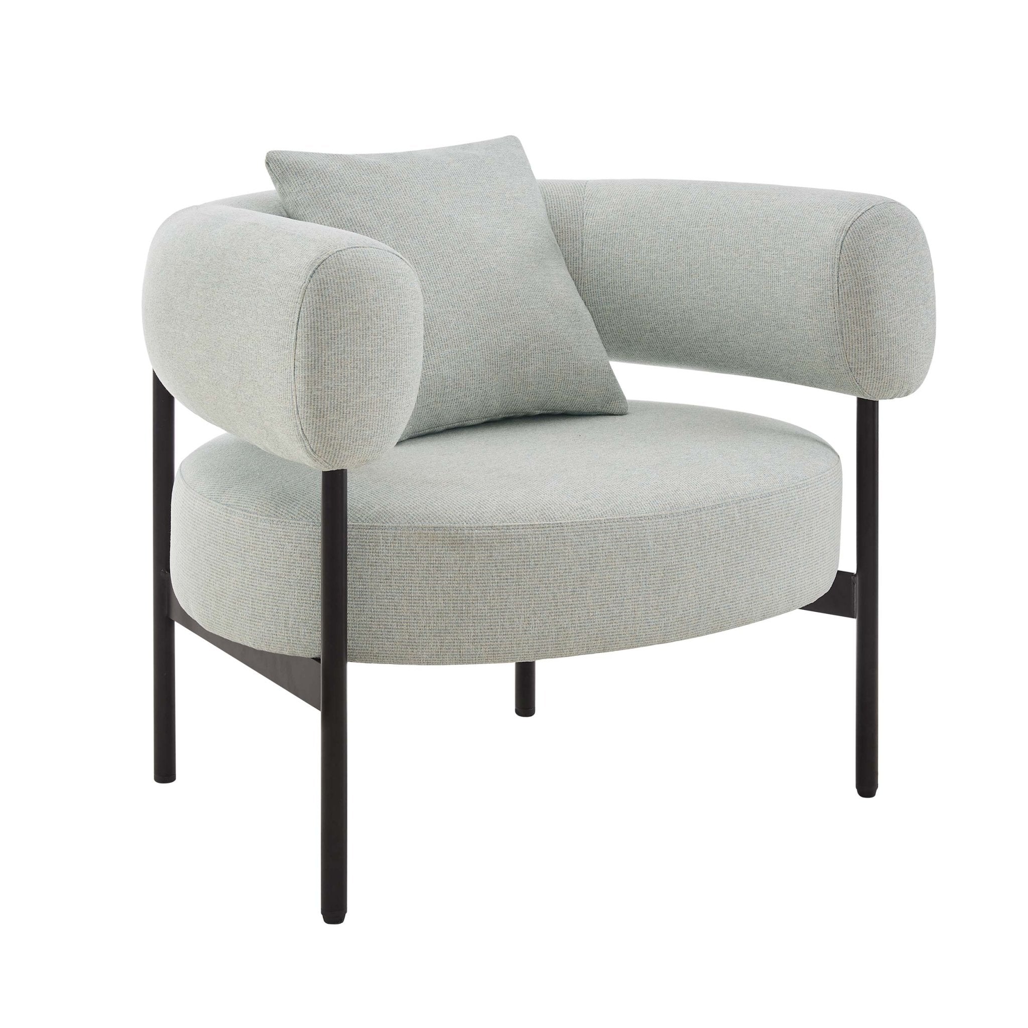 Sabrina Accent Chair - Blue Stripe
