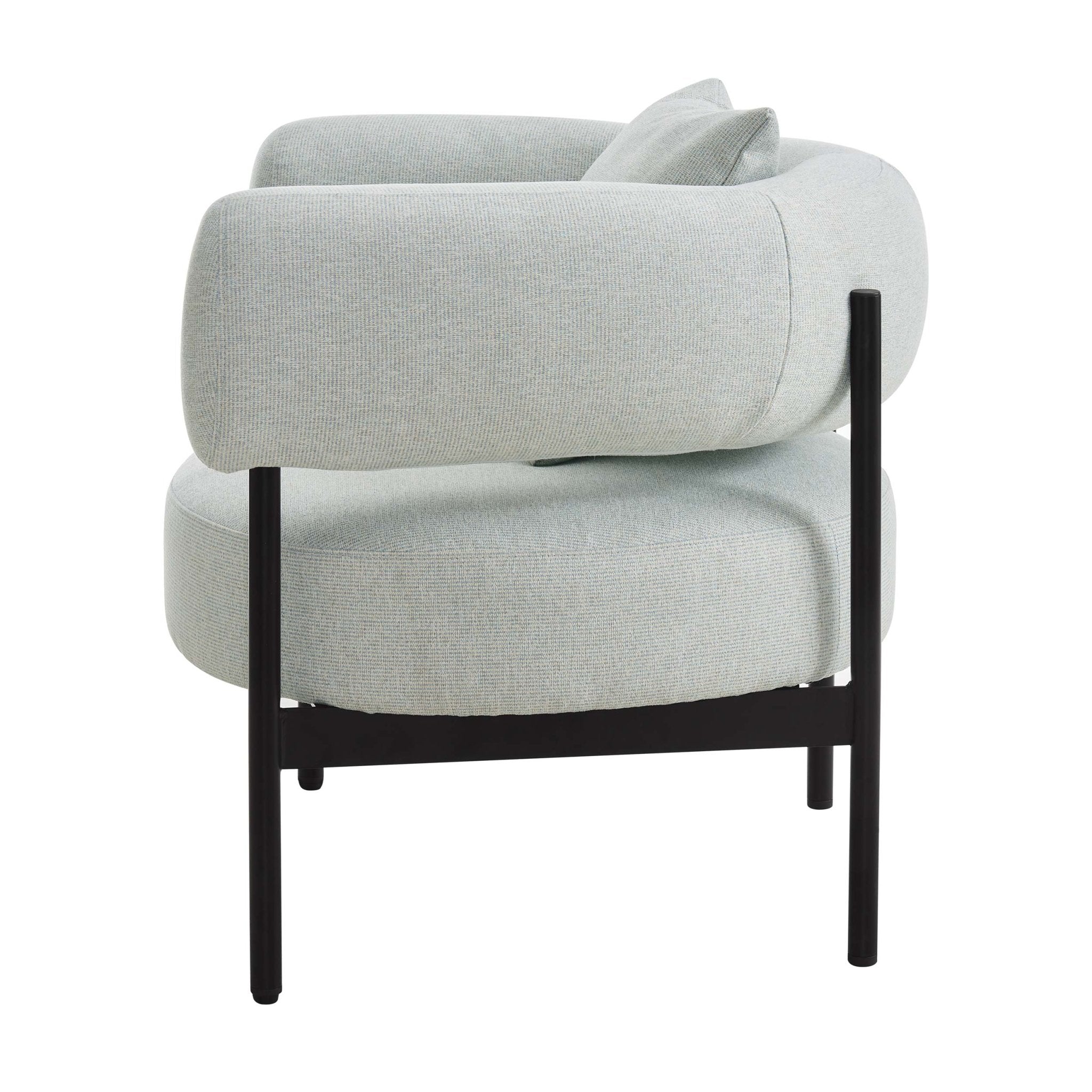 Sabrina Accent Chair - Blue Stripe