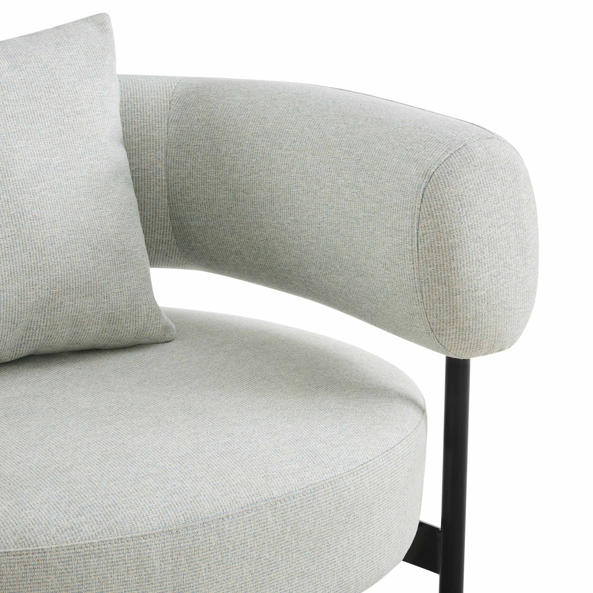 Sabrina Accent Chair - Blue Stripe