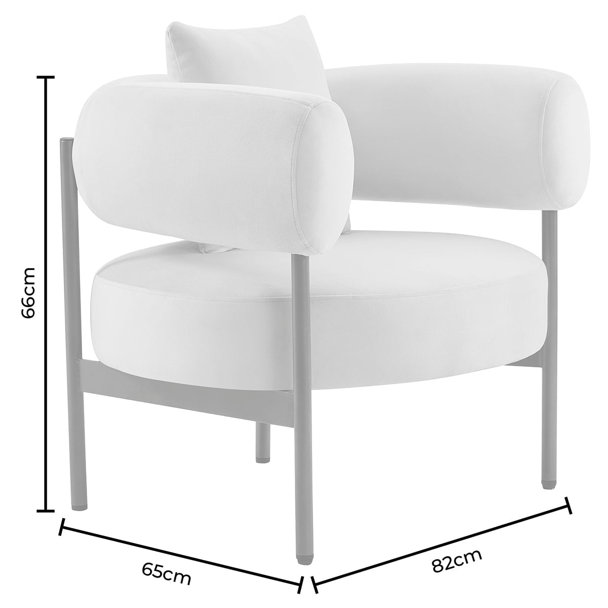 Sabrina Accent Chair - Blue Stripe