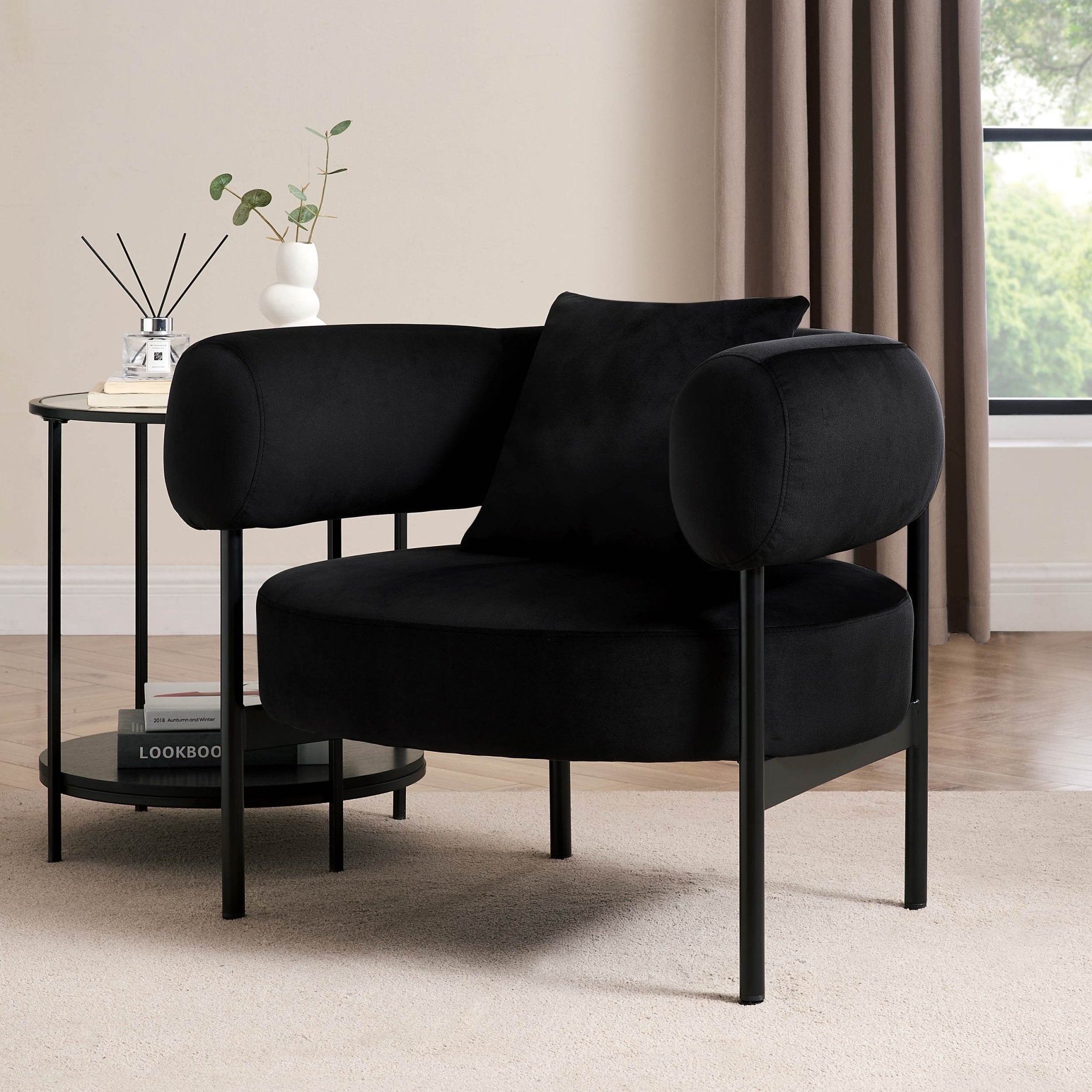 Sabrina Accent Chair - Ink